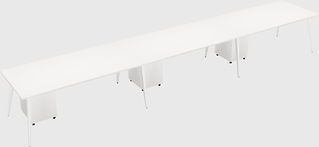 Modern rectangular office desk