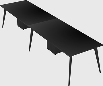 Modern rectangular office desk