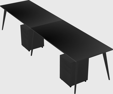 Modern rectangular office desk