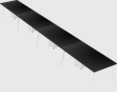 Modern rectangular office desk