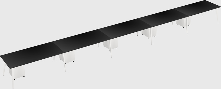Modern rectangular office desk