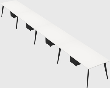 Modern rectangular office desk