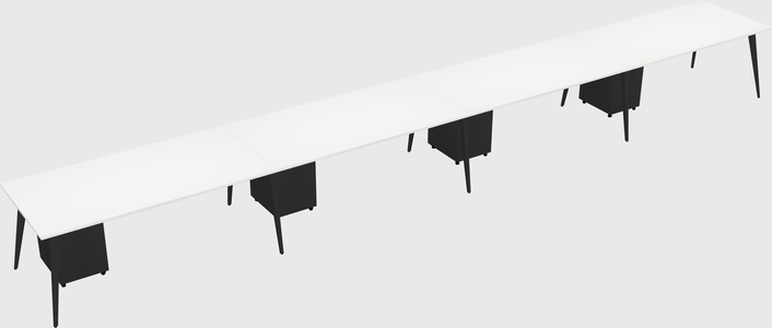 Modern rectangular office desk