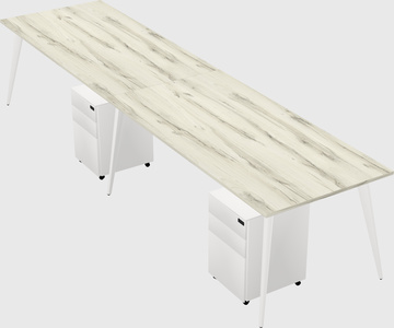 Modern rectangular office desk