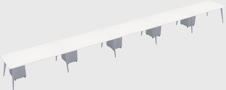Modern rectangular office desk