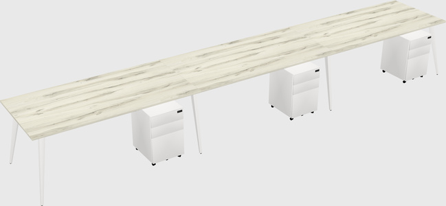 Modern rectangular office desk