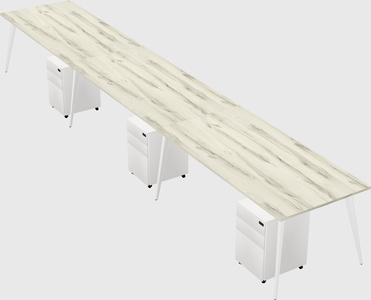 Modern rectangular office desk