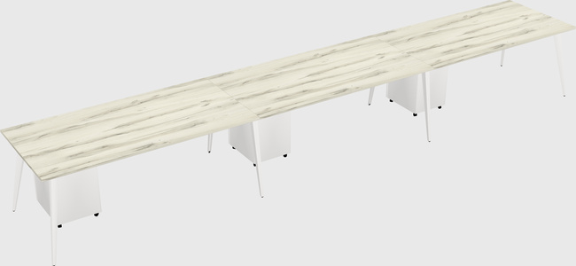 Modern rectangular office desk