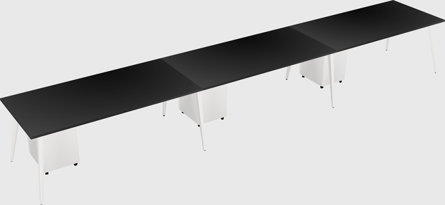 Modern rectangular office desk