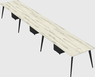 Modern rectangular office desk