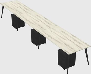 Modern rectangular office desk
