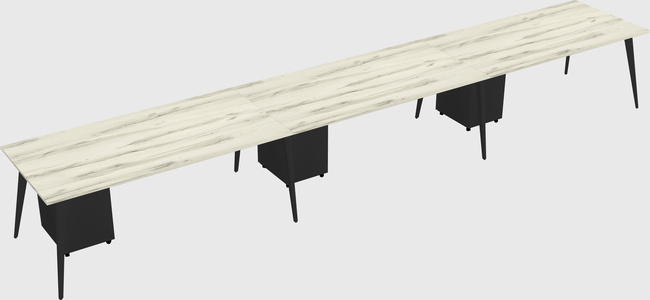 Modern rectangular office desk