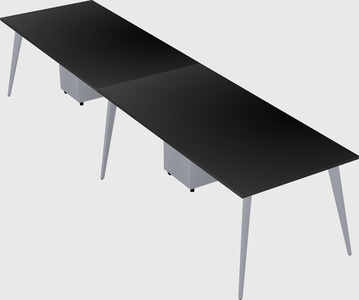 Modern rectangular office desk