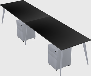 Modern rectangular office desk
