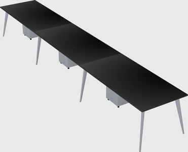 Modern rectangular office desk