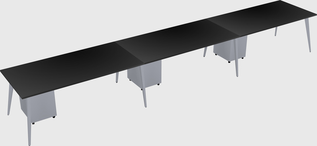 Modern rectangular office desk