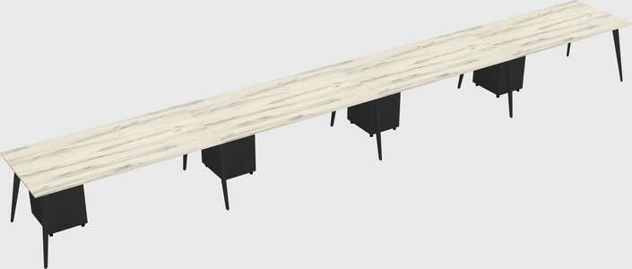 Modern rectangular office desk