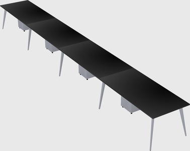Modern rectangular office desk