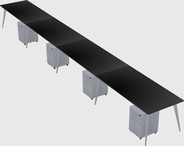 Modern rectangular office desk