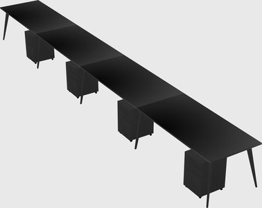 Modern rectangular office desk