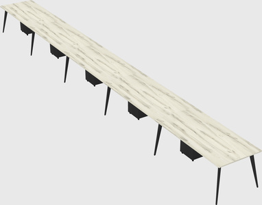 Modern rectangular office desk
