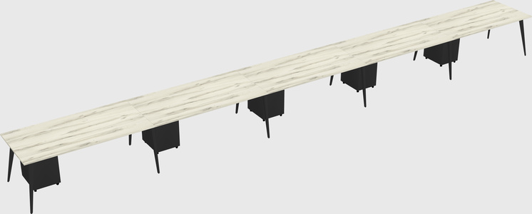 Modern rectangular office desk