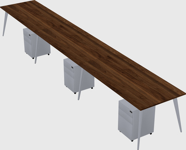 Modern rectangular office desk