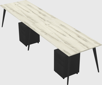 Modern rectangular office desk