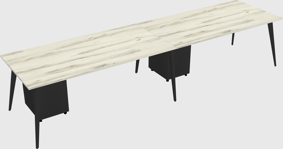 Modern rectangular office desk