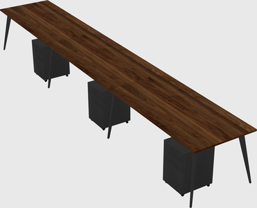 Modern rectangular office desk