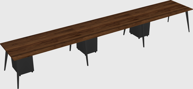 Modern rectangular office desk