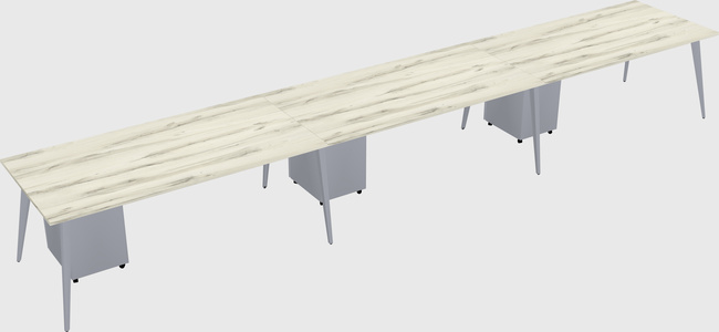 Modern rectangular office desk