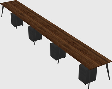 Modern rectangular office desk