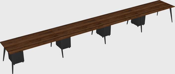 Modern rectangular office desk