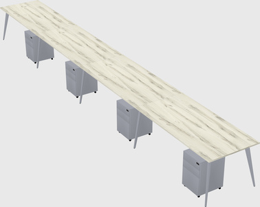 Modern rectangular office desk