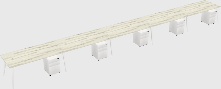 Modern rectangular office desk