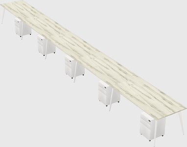 Modern rectangular office desk