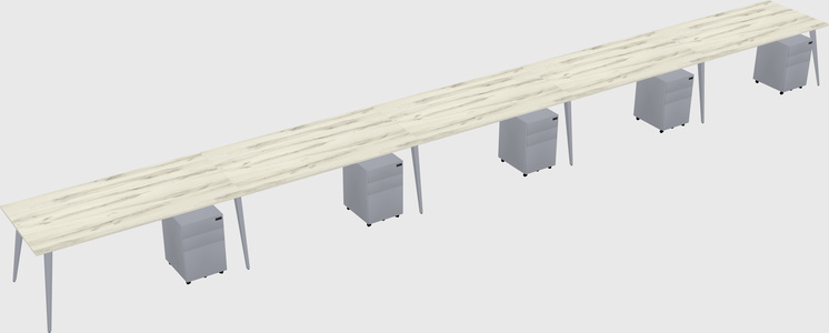 Modern rectangular office desk