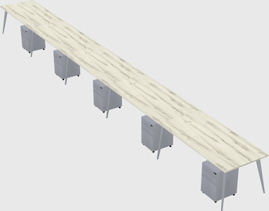 Modern rectangular office desk