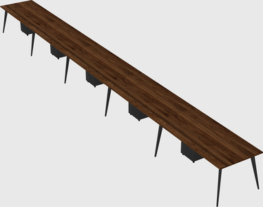 Modern rectangular office desk
