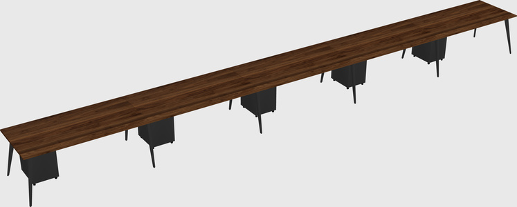 Modern rectangular office desk