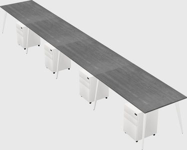 Modern rectangular office desk