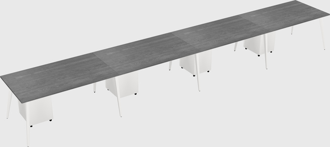 Modern rectangular office desk