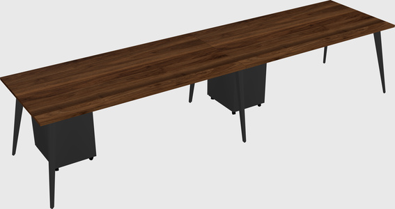 Modern rectangular office desk
