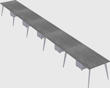 Modern rectangular office desk