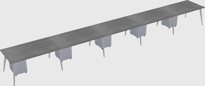 Modern rectangular office desk