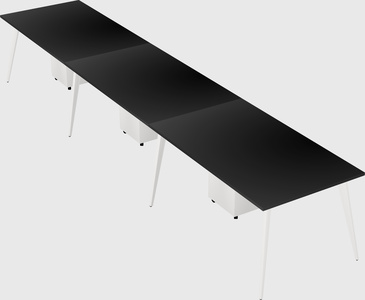 Modern rectangular office desk