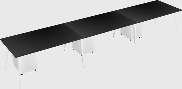 Modern rectangular office desk