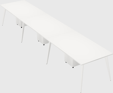 Modern rectangular office desk
