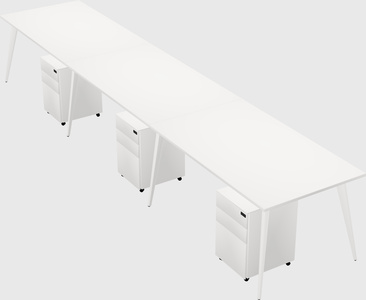 Modern rectangular office desk
